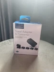 Insignia Universal Travel & Converter W/ 5 Plug Adapters Worldwide. Fixed Price $12.99.