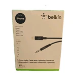 Belkin 3' Iphone To 3.5MM Audio Cable Black. Fixed Price $15.98.