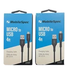 Mobilespec Micro To Usb 4 Ft Charging Cable - 2 Pack. Fixed Price $11.99.
