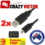 2X Charger Charging Cable Cord Sync Usb Power For Microsoft Xbox One Controller. Fixed Price $7.15.