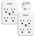 Lencent 2 Prong Power Strip, 3 Outlet Adapter, Surge Protector, Po.... Fixed Price $44.80.