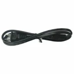 5FT 18AWG NISPT2 2-SLOT Non-polarized Power Cord Nema 1-15P To C7 Black. Fixed Price $7.99.