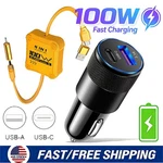 68W Super Fast Typec Car Charger Adapter For Samsung Iphone Android. Fixed Price $14.99.