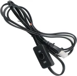 6FEET Lamp Cord With Off, 6FT 18AWG 2 Prong Power 3A Switch,. Fixed Price $13.42.