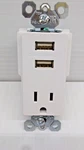 Lot Of 5 Pass Seymour TM8USBWCC6 White Combo Electric Free Shipping. Fixed Price $45.48.
