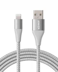 Anker Powerline+ Ii Usb-a To Lightning Cable 6-FT Silver. Fixed Price $17.99.