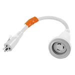 Hubbell Marine Straight Blade Shore Power Cord White Adapter (HBL61CM22W). Fixed Price $65.00.