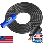 12AWG Neutrik Nordicpowercon Cable Nema 5-15P Connector, 20A 3 Pin. Fixed Price $64.10.