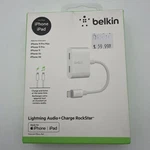 Belkin Audio + Charge Rockstar - For Iphone And Ipad F8J198BTWHT New. Fixed Price $35.00.