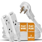 Flat 3-OUTLET Extension Cord Ft For Indoor Use By Bindmaster- Ul-listed. Fixed Price $15.99.