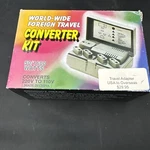 Steren World-wide Foreign Travel Converter Kit 910-010 *new*. Fixed Price $20.00.