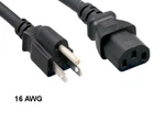 Kentek 10FT Heavy-duty Power Cord Nema 5-15P/IEC320 C13 16AWG 13A Sjt Universal. Fixed Price $14.26.
