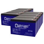 Mighty Max 12V 7AH Gel F1 Battery Replaces Power Patrol Backup SEC1075 - 8 Pack. Fixed Price $149.99.