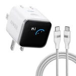 Anker Nano Charger (45W, Smart Display, 180 Foldable) With Usb-c Cable W.... Fixed Price $44.99.