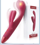 3IN1-PATTING-RABBIT-VIBRATOR-LICKING-MASSAGER-FOR-WOMEN-ADULT-GIFT-USE Lubricant. Fixed Price $39.00.
