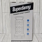 Superdanny Power Strip Surge Protector Tower Ac Outlets + Usb Ports Fireproof. Fixed Price $23.24.