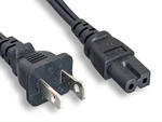 Monoprice Power Cord 6FT Black, Polarized Nema 1-15P To Iec 60320 C7. Fixed Price $8.34.