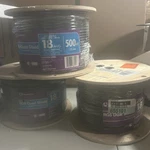Southwire 500 Ft. 18 RG6 Quad Shield Cu Catv CM/CL2 Coaxial Cable In Black. Fixed Price $45.00.
