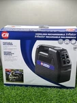 Campbell Hausfeld 12 Volt Inflator, Rechargeable, Compressor For Tire Black. Fixed Price $69.99.