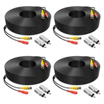 Ablegrid 4 Pack 100FT Bnc Video Power Cable Security Camera Wire Cord .... Fixed Price $34.37.