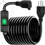 15-FEET Nema 5-15 Extension Cord With Waterproof On-off Switch, In-line On/off. Fixed Price $41.31.