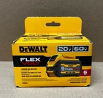 New (DCB606) Dewalt 20V MAX*/60V Flexvolt 6AH Battery. Fixed Price $119.50.