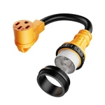 Mecmo Nema SS2-50P To 14-50R Amp Marine Shore Power Tesla Ev Rv Yellow. Fixed Price $69.82.