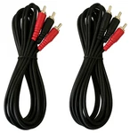 2 Absolute 15' Rca Interconnect Cable Wire Marine Car Amplifier Stereo Home. Fixed Price $18.99.