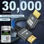 8K Hdmi Cable 2.1 48GBPS High Speed Braided Uhd Hdtv 3D Dolby Hdcp Earc Hdr. Fixed Price $10.99.