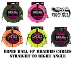 **ernie Ball 10' 18' Braided Instrument/guitar Cable - 5 Color Choices**. Fixed Price $29.99.
