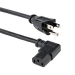 Startech PXT101L3 3FT Power Cord NEMA5-15PTO C13 Right Angle Computer. Fixed Price $13.48.