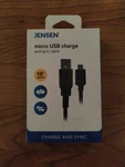 Micro Usb Charger And Sync Cable Jensen 10 Feet. Fixed Price $29.95.