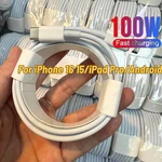 100W Usb To Type Cord Fast Charger For Iphone 15 16 Samsung/ipad/macbook Lot. Fixed Price $208.54.