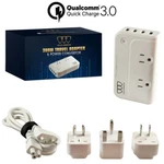 220V To 110V Step Down Voltage Converter 2-OUTLET 4 Usb Travel Adapter. Fixed Price $26.99.