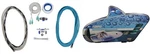 Rockville RMWK4 Awg Marine Amplifier Wiring Kit, Waterproof, Clear, Blue. Fixed Price $74.99.