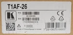 Kramer T1AF-26 Inner Frame Cover Plate 80 000399. Fixed Price $25.00.