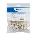 Icc Voice RJ11 Keystone Jack For Ez Style, White, 25-PACK. Fixed Price $54.42.