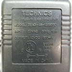 Technics Model TEAD-48-120800U Power Supply Ac Adapter 12VDC 800MA. Fixed Price $19.31.