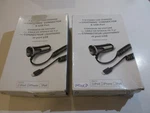 Lot Of 2 Insignia 9 Ft Coiled 15W Car Chargers For Iphone. Fixed Price $12.00.