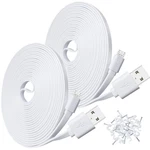 Scovee 2-PACK 10FT Usb Power Extension Cable For Cam,wyzecam Pan,yi Home. Fixed Price $13.78.