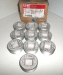 New Box Of 9 Eaton Cooper Crouse Hinds PLG6 2" Recessed Pipe Plug. Fixed Price $69.99.