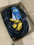 Power Grip 50' Ext Cord 30 Amp Heavy Duty 90 Locking (camco# 55525) Damaged Box. Fixed Price $79.00.