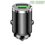 Usb Type Car Charger Max 100W Mini Fast Charging Head Dual-port. Fixed Price $7.99.