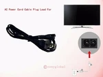 Ac Power Cable Cord For Samsung 55" 55-INCH Series Led Lcd Smart Tv Television. Fixed Price $6.98.