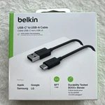 Belkin Usb-c To Usb-a Cable 6FT Black Durable 8000+ Bends F2CU032BT06-BLK. Fixed Price $11.99.