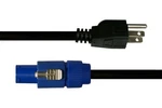 6 Inch Powercon Style Cable PP14-BACM-1/2 Procraft Blue Male Edison Usa. Fixed Price $10.95.