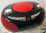 Magnavox MD6949 Cd Boombox With Am/fm Radio - Red And Black Tested Working. Fixed Price $24.95.