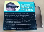 Magnifier Head Strap With Lights 38896- Not Tested (batteries Included). Fixed Price $9.00.