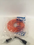 C2G Orange 75FT 16AWG Hospital Grade Power Cable Extension, 5-15P-5-15R. Fixed Price $100.00.