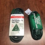 New 2X Christmas Village Cord Woods #2189 15 - & 6 3XOUTLETS Indoor. Fixed Price $18.99.
